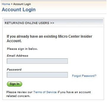 Account Login